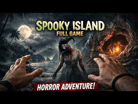 THE SPOOKY ISLAND Full Gameplay Walkthrough | Disturbing Ending Horror Adventure (no commentary)