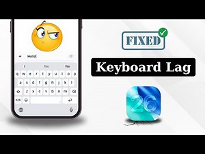 How to Fix iPhone Keyboard Lagging After iOS 26 Update | iOS 26 Keyboard Lag (Solved)