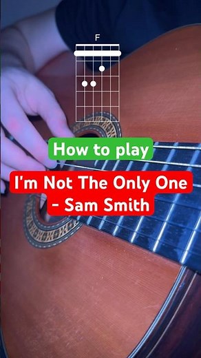I'm Not The Only One - Sam Smith #guitar #guitartutorial #guitarlessons #guitarra #guitarcover