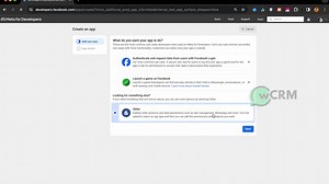 WhatsApp OFFICIAL API+CRM Meta Verified-Create meta app