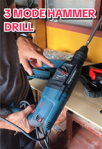 3 Mode Hammer Drill Features and Benefits