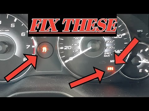 How To Fix A Traction Light & ABS Light On A Subaru Legacy
