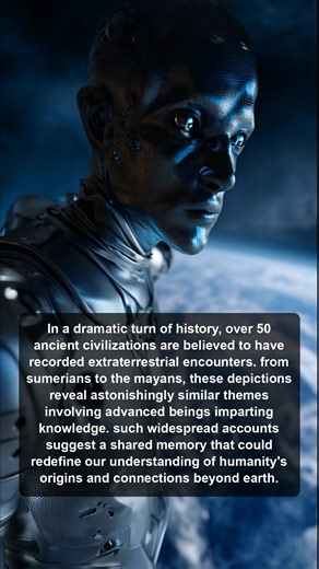 Explore how over 50 ancient civilizations, from Sumerians to Mayans, recorded similar extraterrestrial encounters, hinting at a shared memory that reshapes humanity's understanding of its origins and connections. | Curiosity Blog