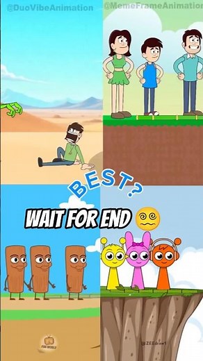 🔥 Ultimate Hanging Challenge Animation Comparison Funniest Cartoon Moments | Best#viralshort#funny