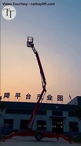 This Towable Boom Lift Reaches 22 Meters 😱