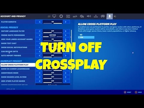 How To Turn Off Crossplay in Fortnite Chapter 5 on PS5 and Xbox (Bot Lobbies)