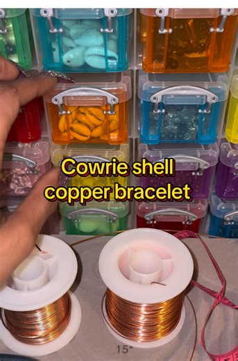 Cowrie shell• Pearl• Crystals and copper#copperjewelry #cowrieshells #HandmadeJewelry #BlackOwnedBusiness #crystalbracelets