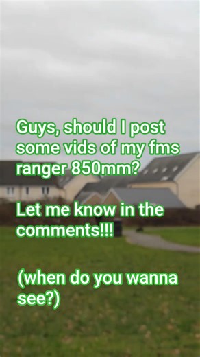 should I post my fms ranger 850mm?