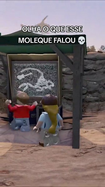 olha o que esse moleque falou no meio da live 😭 #fyp #memesbr #legojurassicworld #humor #games