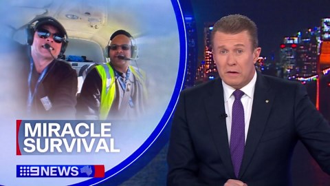 Inside cockpit before plane crash landed on golf course