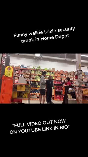 Walkie talkie prank makes guy FLIP OUT after being accused of stealing! #funny #comedy #security #prank #gonewrong #foryou #fyp #xyzbca #hilarious