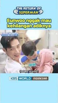 Eunwoo sesayang itu sama adiknya sampai histeris 🥺 #eunwoo #jungwoo #jiu #은우 #정우 #지우