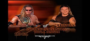 Unforgiven 2001 Edge vs Christian for the Intercontinental Championship | Attitude and Ruthless Aggression Era