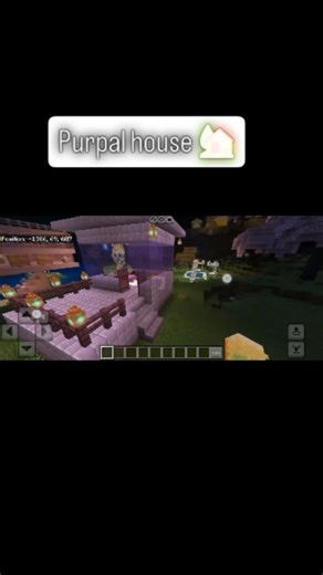 anchal on Instagram: "Minecraft purple house 💜 #reels #trending #viral #instagram #minecraft"