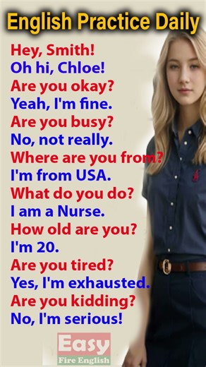 🔥21 English Conversation Practice for Beginners to advanced level / Easy Fire English /Conversation