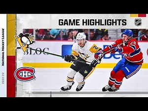 Penguins @ Canadiens 11/12 | NHL Highlights 2022