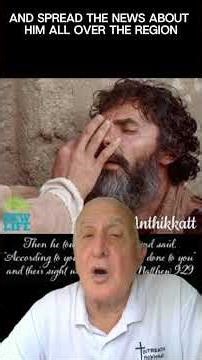 The Bible says in Matthew 9:27-34 [Jesus Heals the Blind and the Mute]