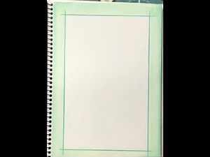 Waldorf Lesson Book Borders – Simple Block Crayon Tutorial