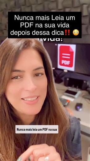 253K views · 5K reactions |  Você já pensou em ouvir um PDF em vez...