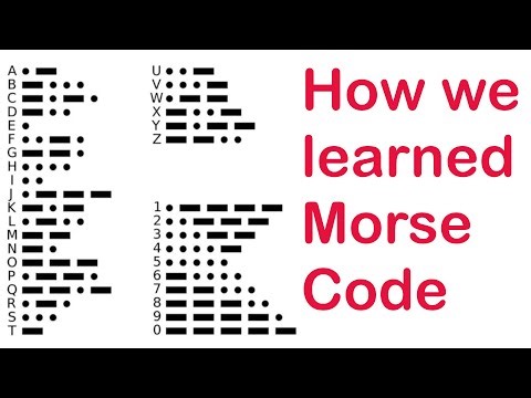 How We learn(ed) Morse Code - Do you want to hear of different ways to learn Morse?