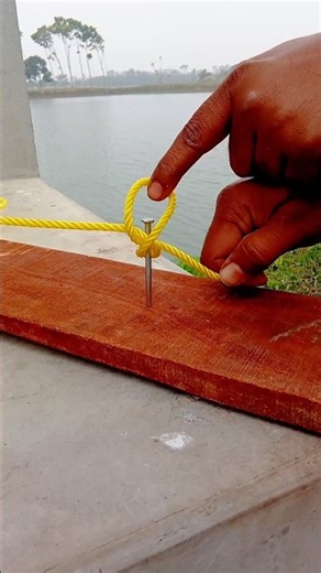 very nice rope knot #camping #experiment #knotting #fishing #gtknot