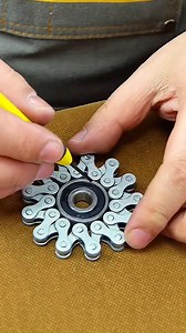 Super DIY! How to Make A Chain Fidget Spinner | Toolstour