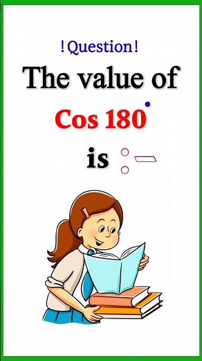 Cos 180° | What Is The Value Of Cos 180° | #trigonometryclass10 #trigonometry #mathsquiz #unnatigyan