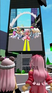 She Saw My Video on the Big Screen... 😳😭 | #roblox #robloxshorts #lyraroblox #memes