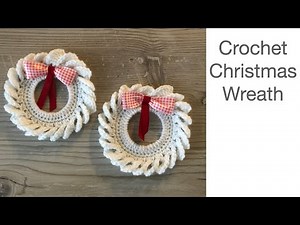 Crochet Christmas Wreath Ornament