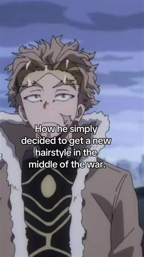 Keigo Takami Hawks new hairstyle mid-war explained