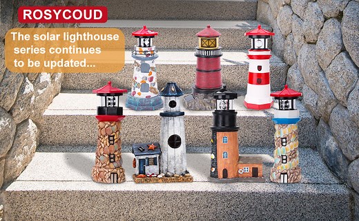 Watch lighthouse solar light on Amazon Live