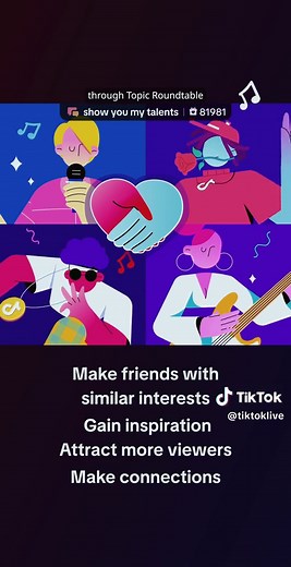 Do you want to connect with a wider audience who share the same interests as you? Try Topic Roundtable in your co-host! Topic Roundtable allows you to select a topic, host a LIVE with other creators around this topic, and attract more viewers who are interested in it. #TikTokLIVE #TopicRoundtable