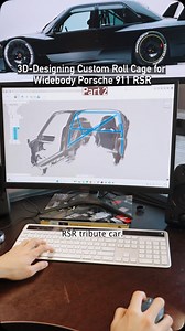 18K views · 45 reactions | Part 2 of 3d-Designing a Custom Roll Cage for Widebody Porsche 911 RSR. #trickfactorycustoms #porsche911 #widebody911 #porschersr #fabrication #customcar #customshop #porsche911sc #porscheclassic #classicporsche #shining3d #3dscanning #3ddesign | Trickfactory Customs | Facebook