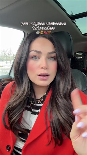 the best medium brown hair colour you can do at home. @WELLA colorcharm permanent colour in 6N and 5BC - mixed with level 10 developer #haircolourathome #wellacolorcharm #espressobrownhair