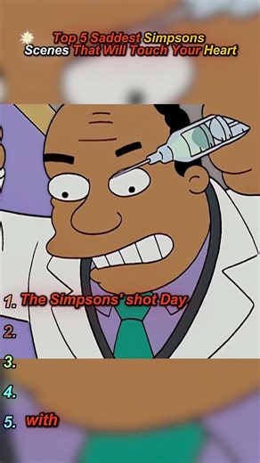 Top 5 Saddest Simpsons Scenes That Will Touch Your Heart ❤️ #TheSimpsons #Simpsons #Emotional #Heart