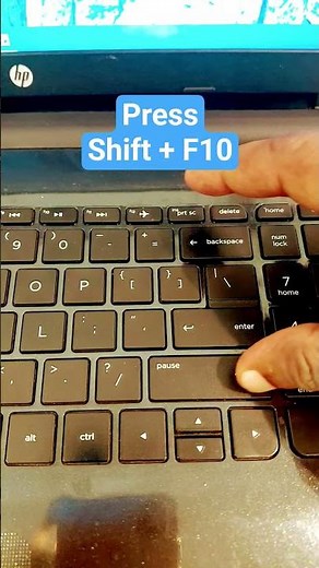 How to Open Right-Click Menu on Windows #shorts #windowstips