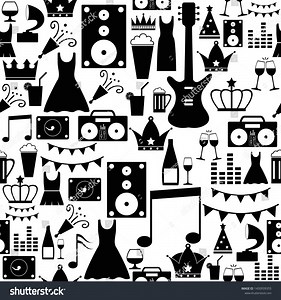 Prom Seamless Pattern Background Icon Stock Vector (Royalty Free) 1450939355 | Shutterstock