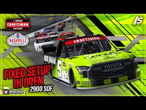 Truck Series Open - Nashville Superspeedway - iRacing NASCAR Gameplay