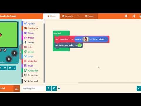 how to make a 2d game using makecodearcade 1