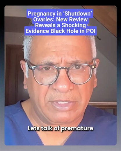 🚨 “Pregnancy in ‘Shutdown’ Ovaries: New Review Reveals a Shocking Evidence Black Hole in POI” 🚨 A groundbreaking 2025 systematic review has revealed a significant evidence gap in understanding pregnancy outcomes for women with idiopathic premature ovarian insufficiency (POI). Out of 3,640 studies screened, none directly compared these outcomes to women without POI. This highlights the urgent need for well-designed prospective studies to improve clinical care and set accurate patient expectatio