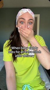 When baby daddy asks for the “husband stitch”… No this is not routinely done anymore and yes I have heard them ask for it. #labour #birth #childbirth #postpartum #laboranddeliverynurse #doctor #midwife #doula #husbandstitch #extrastitch #epidural #newborn #pregnancy #womensrights #momtobe #nurisng #nurse | Nurse Sydney