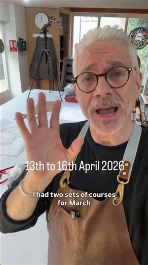 4 Day Painting Master Class 13th to 16th April in my studio.