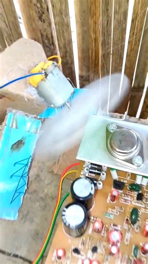 CHOTA 🔥 FAN Vs BADA AMPLIFIER BOARD #shorts #electronics