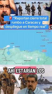 Cierre total en Caracas: todas las calles bloqueadas 🔒 Empieza el despliegue de fuerzas estadounidenses Los militares lo confirman — despliegue total 📹 Video en vivo aquí, en tiempo real | Reiniel Gomez