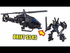 Transformers Toys | Transforming Autobot Drift SS45 to Helicopter | Transformers Studio Series