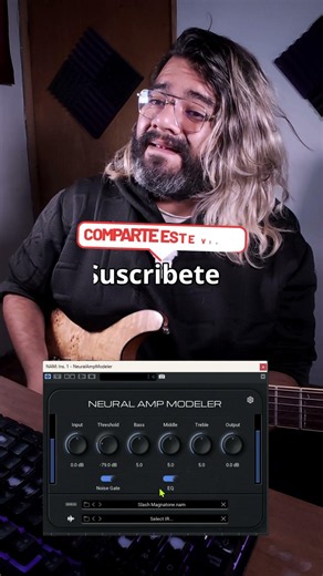 Seguimos probando el Neural Amp Modeler 🤘🏻😎🎸 #rafaguarneros #NAMA2 #gear #plugin