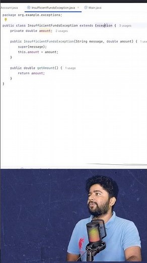 How to Create Your Own Custom Exceptions in Java (Step-by-Step Tutorial) #java #softwaredevelopment
