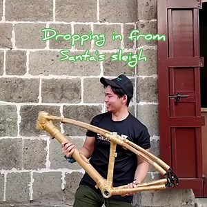 A bamboo bike comes with the gift of adventure, exploration, and treasured memories! You can’t help but smile when you are on a #Bambike -handcrafted with love for all ages. Happy Holidays from your favorite #BambooBike makers! | Bambike