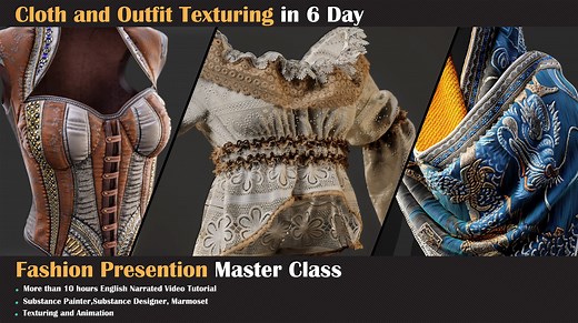 Cloth and Outfit Texturing in 6 Days - Master Class