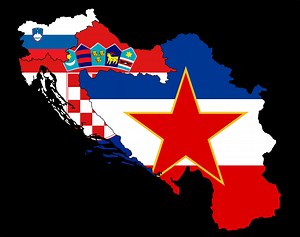 Flag Map Of The Breakup of Yugoslavia 1989 – 2008 | Brilliant Maps